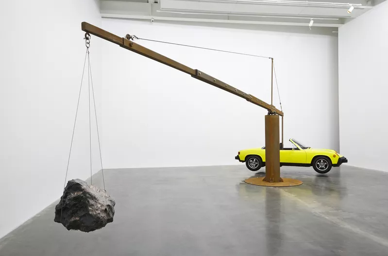 Porsche with Meteorite – Chris Burden